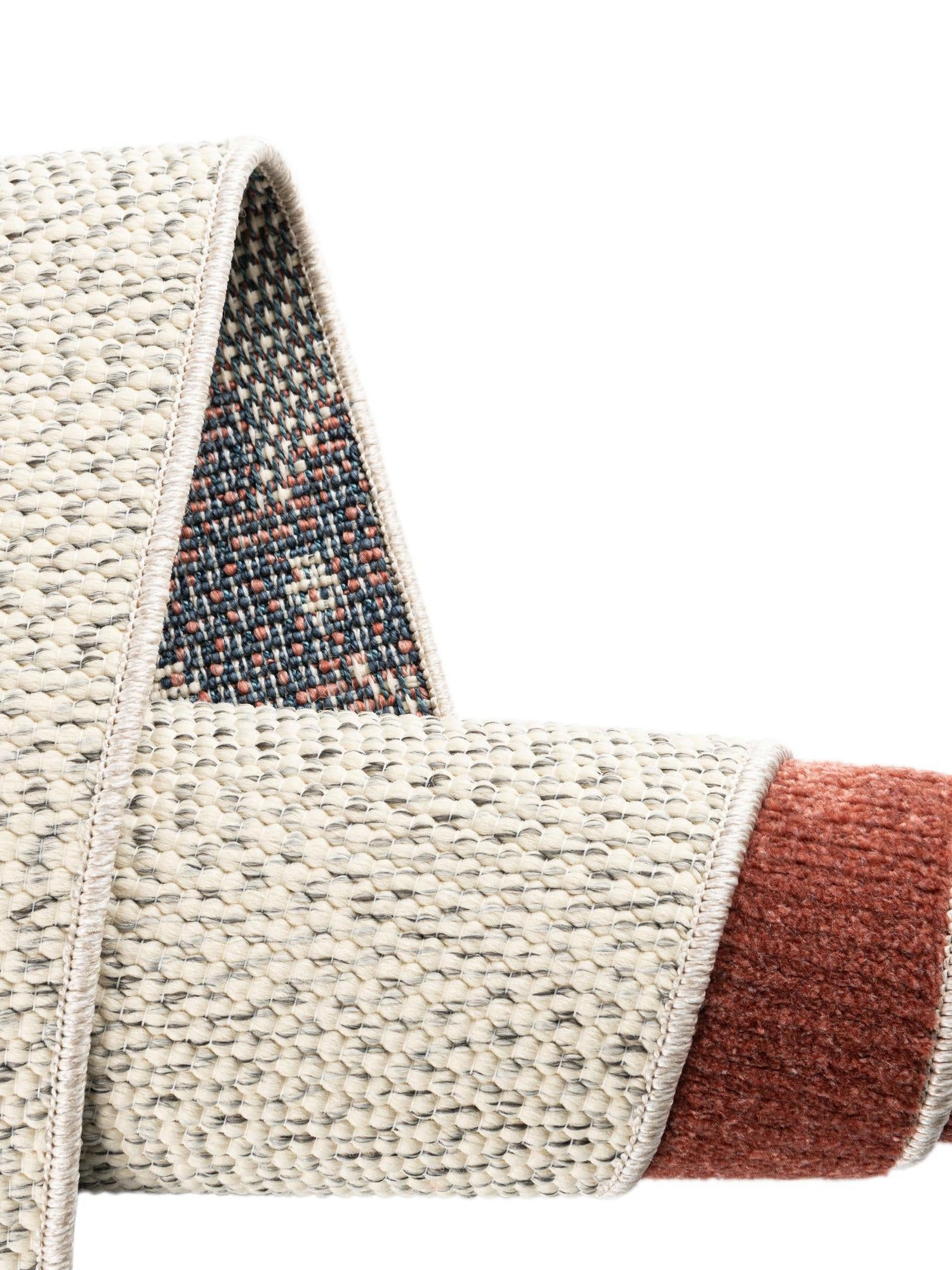 Ivory 5' 3 x 5' 3 Belize Outdoor Round Area Rug Weather Resistant for Patio, Deck, Terrace, Balcony, Porch 100% Polypropylene Colorful Fun Coastal Modern Carpet for Outside for Sale at Rug Engine
