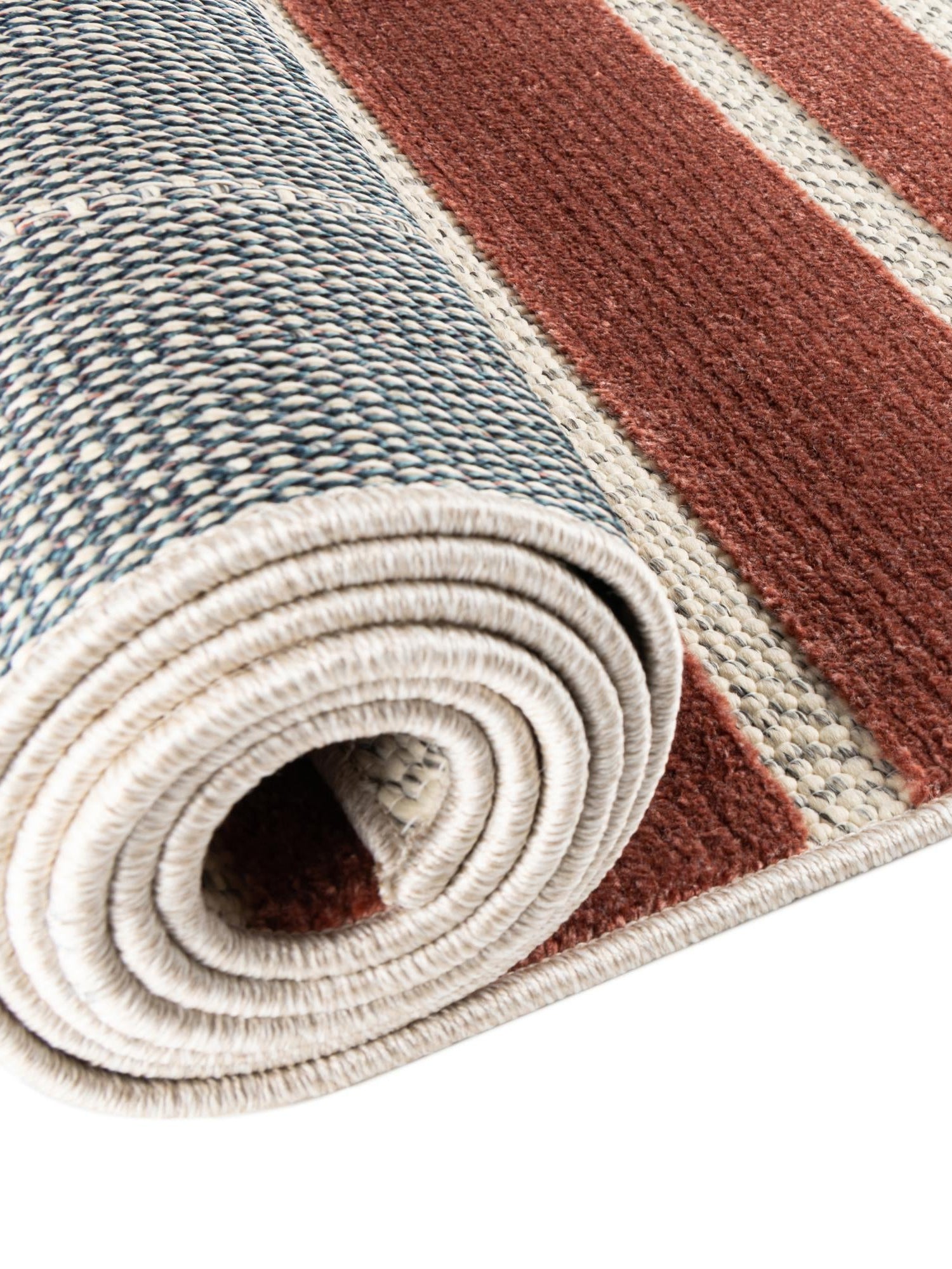 Ivory 5' 3 x 5' 3 Belize Outdoor Round Area Rug Weather Resistant for Patio, Deck, Terrace, Balcony, Porch 100% Polypropylene Colorful Fun Coastal Modern Carpet for Outside for Sale at Rug Engine