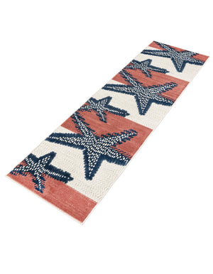 Ivory 2' x 10' Belize Outdoor Runner Area Rug Weather Resistant for Patio, Deck, Terrace, Balcony, Porch 100% Polypropylene Colorful Fun Coastal Modern Carpet for Outside for Sale at Rug Engine