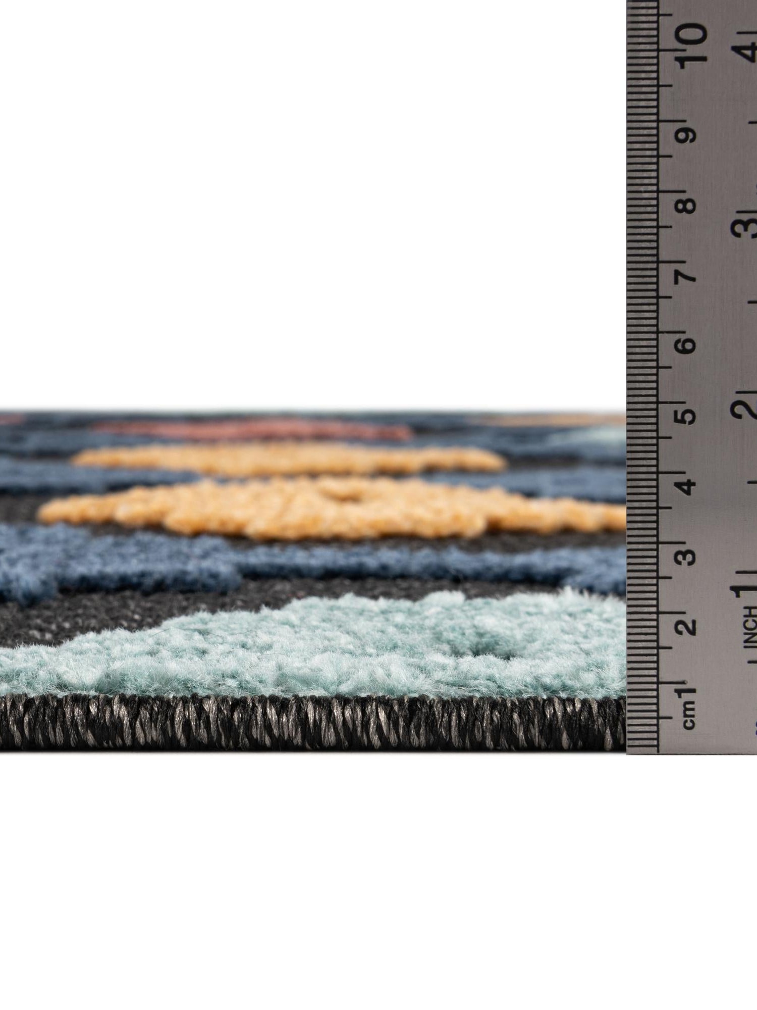 Charcoal 9' x 12' Belize Outdoor Rectangle Area Rug Weather Resistant for Patio, Deck, Terrace, Balcony, Porch 100% Polypropylene Colorful Fun Coastal Modern Carpet for Outside for Sale at Rug Engine