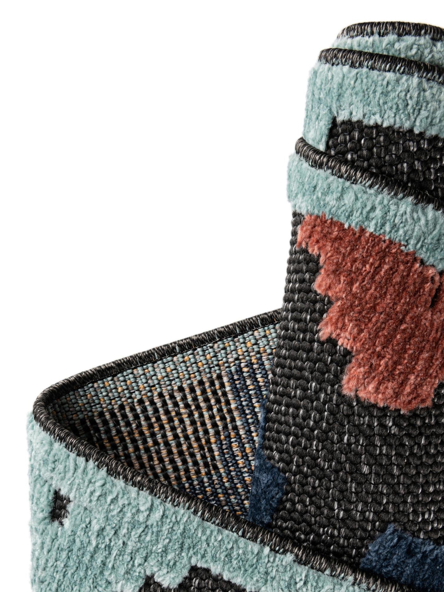 Charcoal 5' 3 x 8' Belize Outdoor Rectangle Area Rug Weather Resistant for Patio, Deck, Terrace, Balcony, Porch 100% Polypropylene Colorful Fun Coastal Modern Carpet for Outside for Sale at Rug Engine