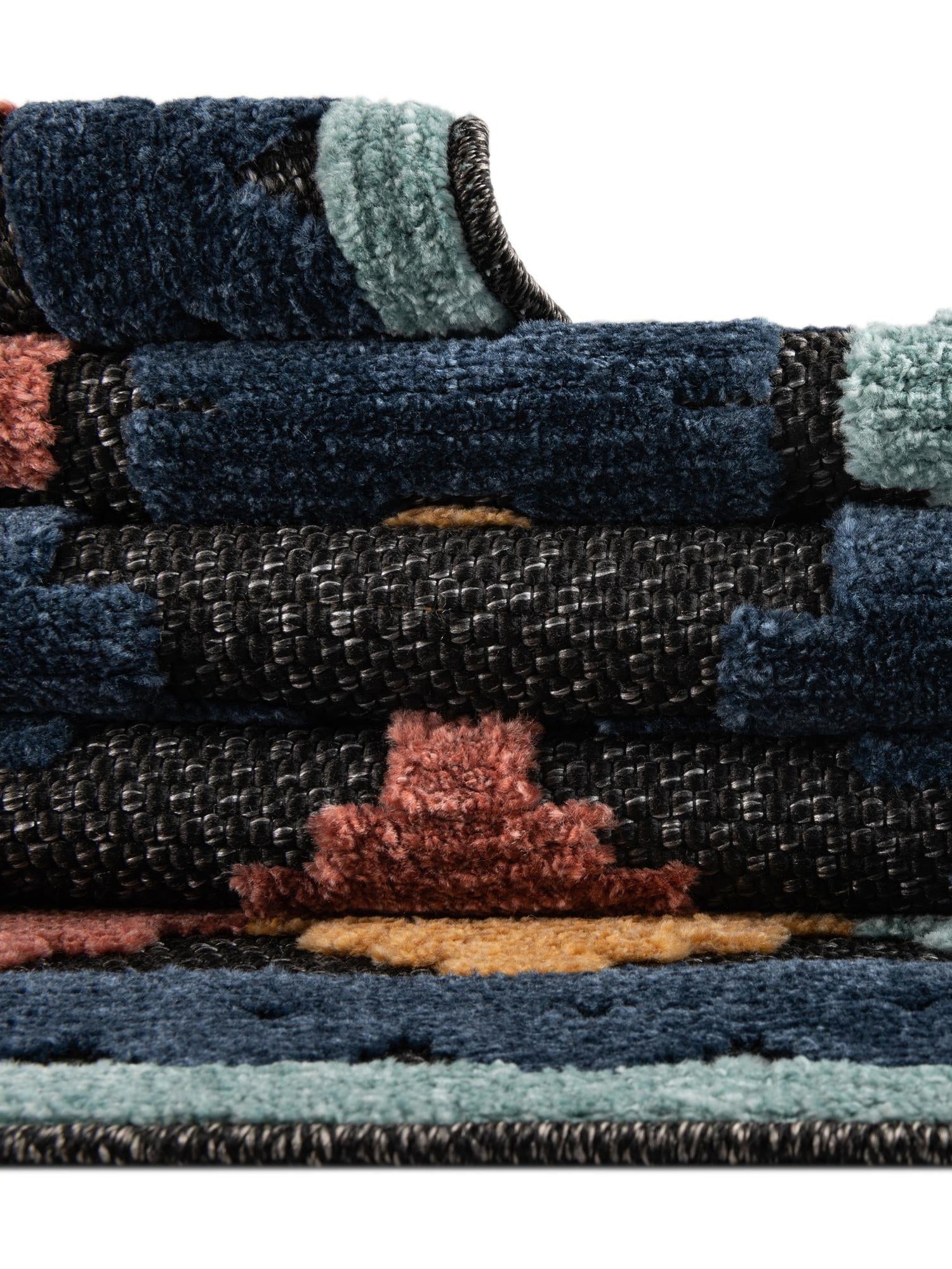 Charcoal 5' 3 x 8' Belize Outdoor Rectangle Area Rug Weather Resistant for Patio, Deck, Terrace, Balcony, Porch 100% Polypropylene Colorful Fun Coastal Modern Carpet for Outside for Sale at Rug Engine