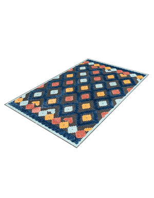 Charcoal 4' x 6' Belize Outdoor Rectangle Area Rug Weather Resistant for Patio, Deck, Terrace, Balcony, Porch 100% Polypropylene Colorful Fun Coastal Modern Carpet for Outside for Sale at Rug Engine