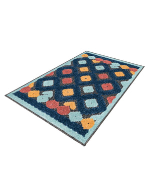 Charcoal 2' x 3' Belize Outdoor Rectangle Area Rug Weather Resistant for Patio, Deck, Terrace, Balcony, Porch 100% Polypropylene Colorful Fun Coastal Modern Carpet for Outside for Sale at Rug Engine