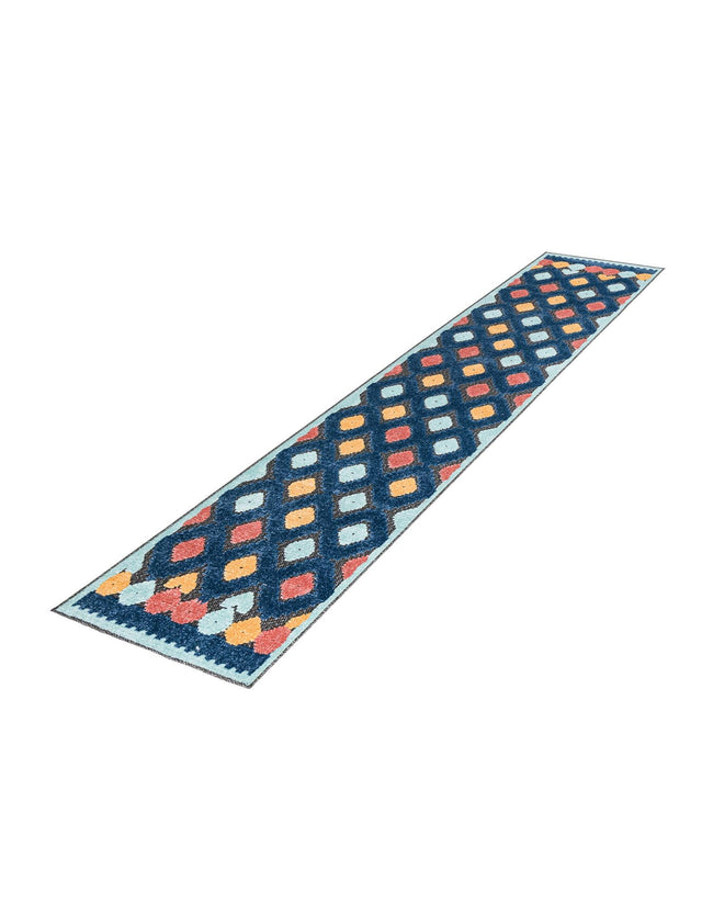 Charcoal 2' x 8' Belize Outdoor Runner Area Rug Weather Resistant for Patio, Deck, Terrace, Balcony, Porch 100% Polypropylene Colorful Fun Coastal Modern Carpet for Outside for Sale at Rug Engine