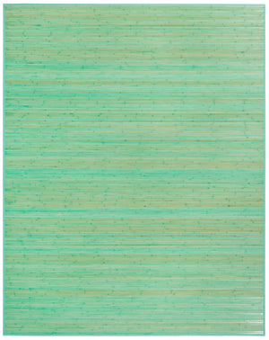 Aqua 7' 10 x 10' Bamboo Rectangle Area Rug 100% Natural Bamboo Eco-Friendly Affordable & Durable Unique Carpet Mat Living Dining Room Bedroom Office Meditation Room for Sale at Rug Engine