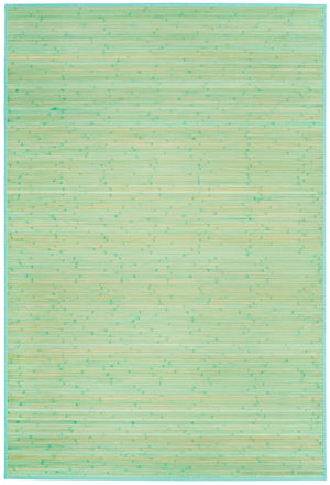 Aqua 6' x 9' Bamboo Rectangle Area Rug 100% Natural Bamboo Eco-Friendly Affordable & Durable Unique Carpet Mat Living Dining Room Bedroom Office Meditation Room for Sale at Rug Engine