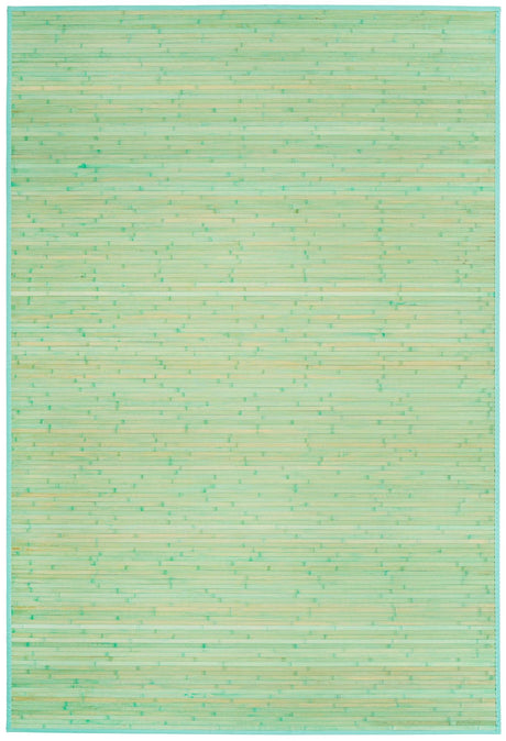 Aqua 6' x 9' Bamboo Rectangle Area Rug 100% Natural Bamboo Eco-Friendly Affordable & Durable Unique Carpet Mat Living Dining Room Bedroom Office Meditation Room for Sale at Rug Engine