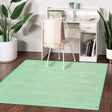 Aqua 7' 10 x 7' 10 Bamboo Square Area Rug 100% Natural Bamboo Eco-Friendly Affordable & Durable Unique Carpet Mat Living Dining Room Bedroom Office Meditation Room for Sale at Rug Engine