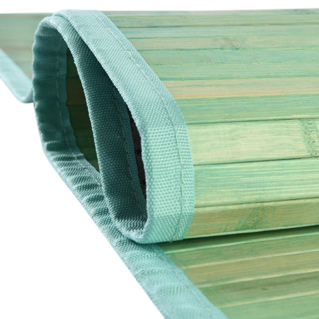 Aqua 7' 10 x 7' 10 Bamboo Square Area Rug 100% Natural Bamboo Eco-Friendly Affordable & Durable Unique Carpet Mat Living Dining Room Bedroom Office Meditation Room for Sale at Rug Engine
