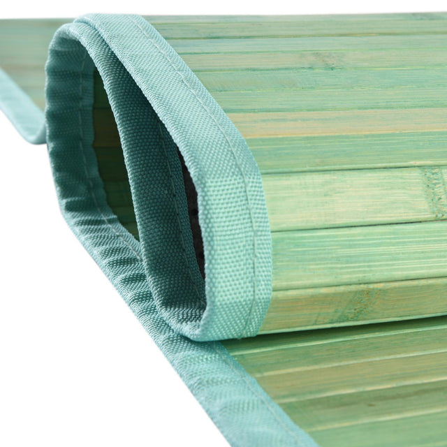 Aqua 2' x 6' Bamboo Runner Area Rug 100% Natural Bamboo Eco-Friendly Affordable & Durable Unique Carpet Mat Living Dining Room Bedroom Office Meditation Room for Sale at Rug Engine