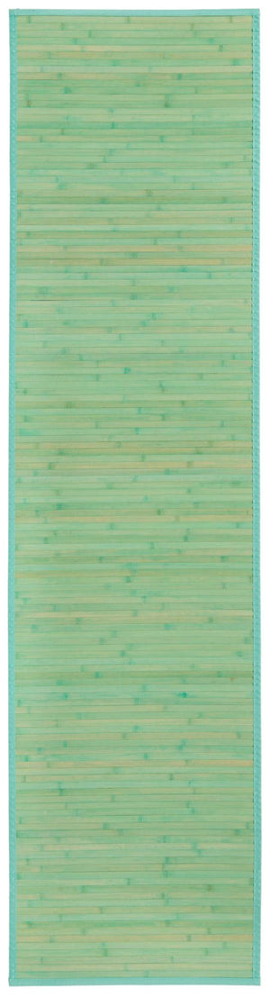 Aqua 2' x 8' Bamboo Runner Area Rug 100% Natural Bamboo Eco-Friendly Affordable & Durable Unique Carpet Mat Living Dining Room Bedroom Office Meditation Room for Sale at Rug Engine