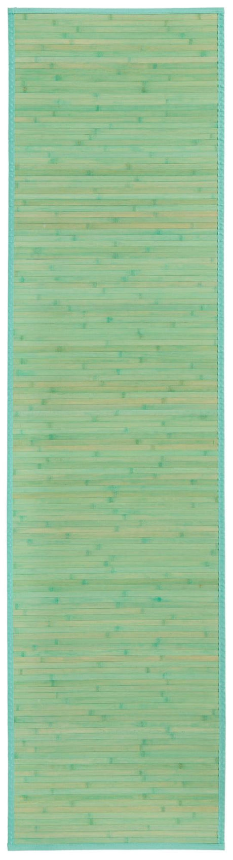 Aqua 2' x 8' Bamboo Runner Area Rug 100% Natural Bamboo Eco-Friendly Affordable & Durable Unique Carpet Mat Living Dining Room Bedroom Office Meditation Room for Sale at Rug Engine