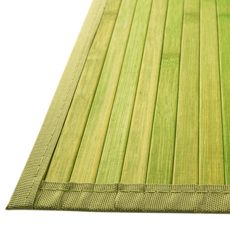 Green 7' 10 x 10' Bamboo Rectangle Area Rug 100% Natural Bamboo Eco-Friendly Affordable & Durable Unique Carpet Mat Living Dining Room Bedroom Office Meditation Room for Sale at Rug Engine