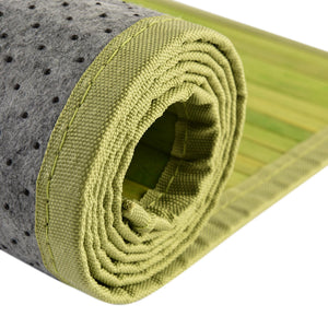 Green 7' x 7' Bamboo Round Area Rug 100% Natural Bamboo Eco-Friendly Affordable & Durable Unique Carpet Mat Living Dining Room Bedroom Office Meditation Room for Sale at Rug Engine