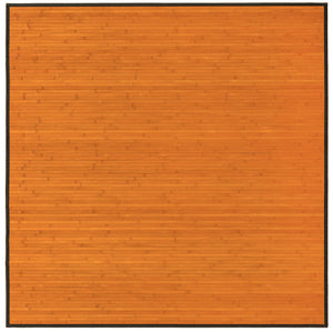 Natural 5' 3 x 5' 3 Bamboo Square Area Rug 100% Natural Bamboo Eco-Friendly Affordable & Durable Unique Carpet Mat Living Dining Room Bedroom Office Meditation Room for Sale at Rug Engine