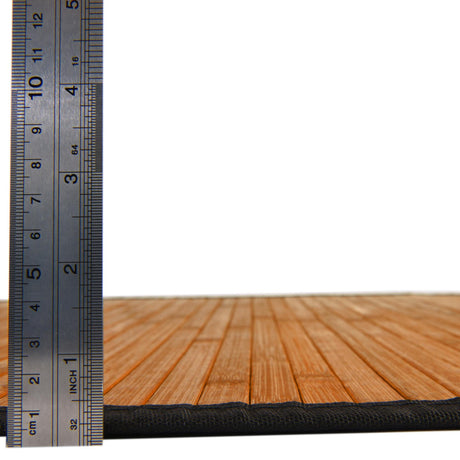 Natural 3' 3 x 3' 3 Bamboo Round Area Rug 100% Natural Bamboo Eco-Friendly Affordable & Durable Unique Carpet Mat Living Dining Room Bedroom Office Meditation Room for Sale at Rug Engine
