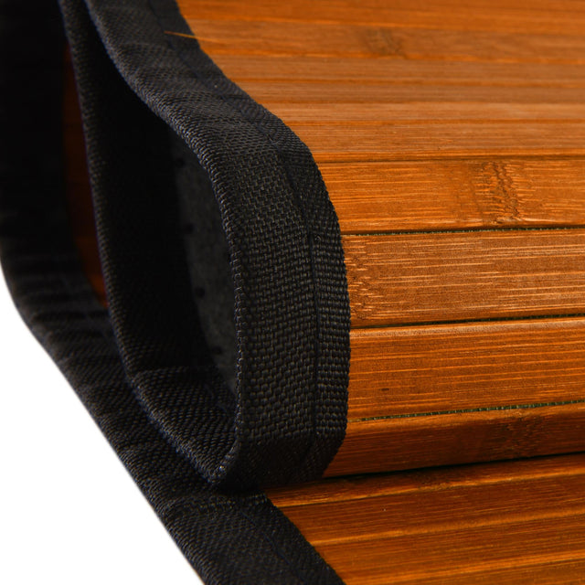 Natural 5' 3 x 5' 3 Bamboo Round Area Rug 100% Natural Bamboo Eco-Friendly Affordable & Durable Unique Carpet Mat Living Dining Room Bedroom Office Meditation Room for Sale at Rug Engine