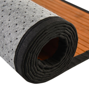 Natural 5' 3 x 5' 3 Bamboo Round Area Rug 100% Natural Bamboo Eco-Friendly Affordable & Durable Unique Carpet Mat Living Dining Room Bedroom Office Meditation Room for Sale at Rug Engine
