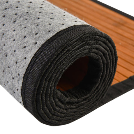 Natural 5' 3 x 5' 3 Bamboo Round Area Rug 100% Natural Bamboo Eco-Friendly Affordable & Durable Unique Carpet Mat Living Dining Room Bedroom Office Meditation Room for Sale at Rug Engine
