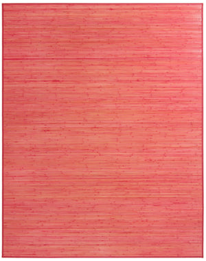 Pink 7' 10 x 10' Bamboo Rectangle Area Rug 100% Natural Bamboo Eco-Friendly Affordable & Durable Unique Carpet Mat Living Dining Room Bedroom Office Meditation Room for Sale at Rug Engine