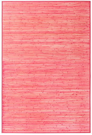 Pink 6' x 9' Bamboo Rectangle Area Rug 100% Natural Bamboo Eco-Friendly Affordable & Durable Unique Carpet Mat Living Dining Room Bedroom Office Meditation Room for Sale at Rug Engine
