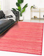 Pink 5' 3 x 7' 10 Bamboo Rectangle Area Rug 100% Natural Bamboo Eco-Friendly Affordable & Durable Unique Carpet Mat Living Dining Room Bedroom Office Meditation Room for Sale at Rug Engine