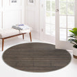 Gray 5' 3 x 5' 3 Bamboo Round Area Rug 100% Natural Bamboo Eco-Friendly Affordable & Durable Unique Carpet Mat Living Dining Room Bedroom Office Meditation Room for Sale at Rug Engine