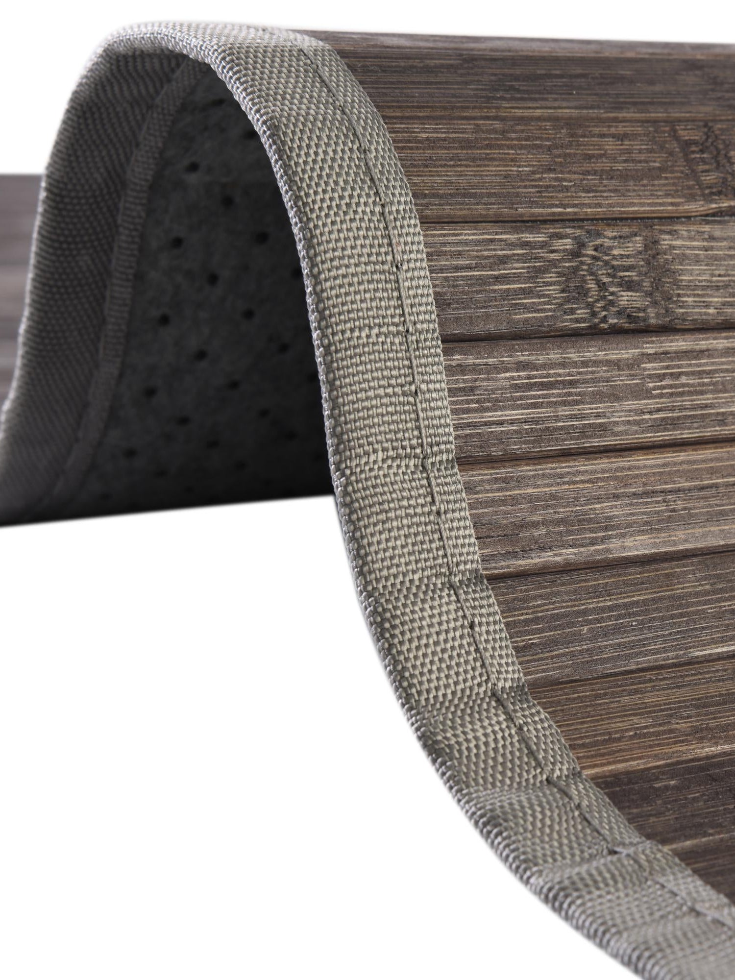 Gray 3' 3 x 3' 3 Bamboo Round Area Rug 100% Natural Bamboo Eco-Friendly Affordable & Durable Unique Carpet Mat Living Dining Room Bedroom Office Meditation Room for Sale at Rug Engine