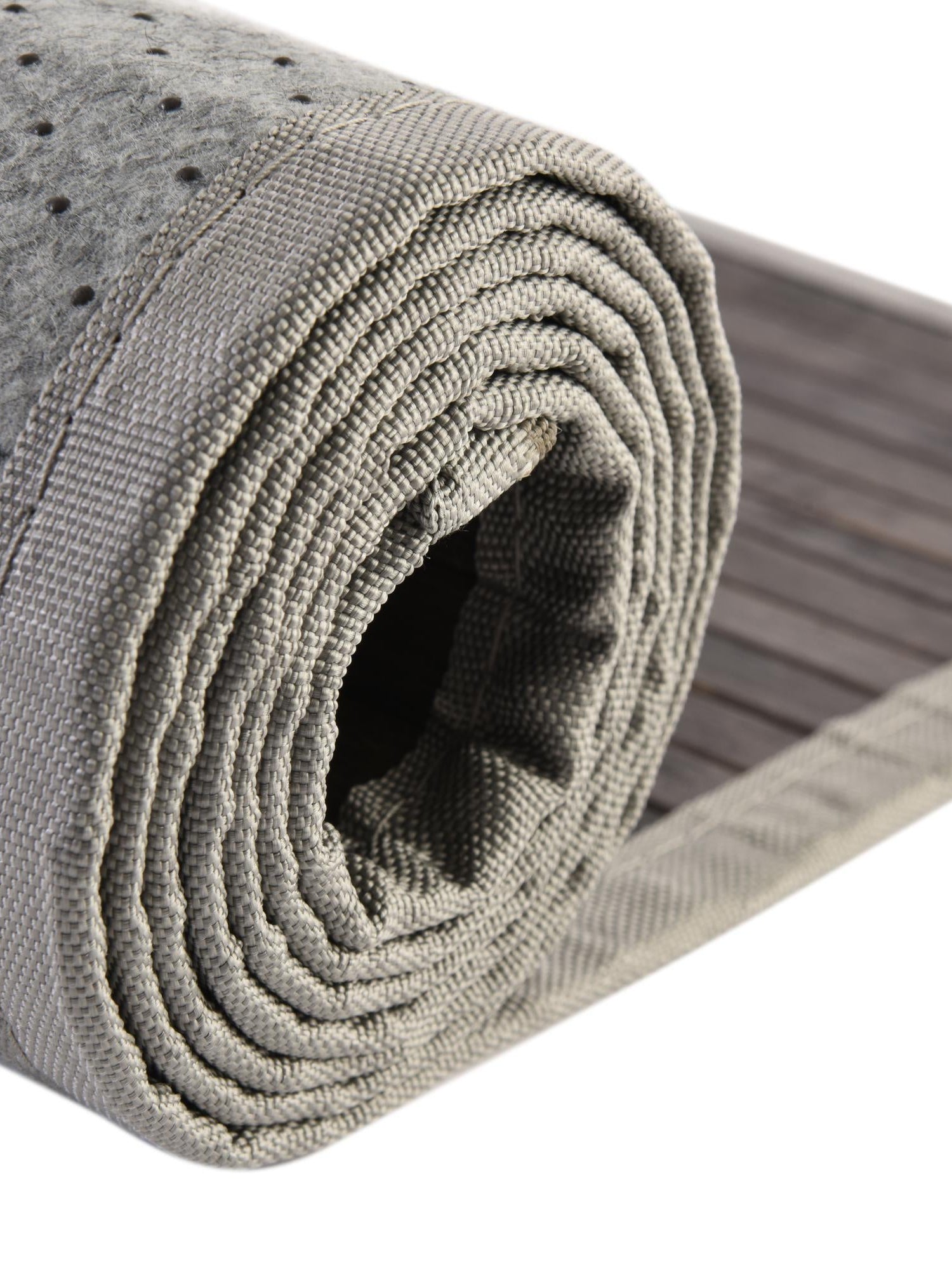 Gray 3' 3 x 3' 3 Bamboo Round Area Rug 100% Natural Bamboo Eco-Friendly Affordable & Durable Unique Carpet Mat Living Dining Room Bedroom Office Meditation Room for Sale at Rug Engine