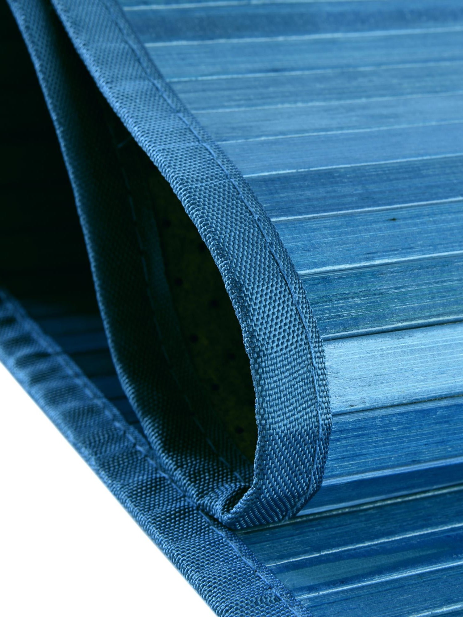 Blue 4' x 6' Bamboo Rectangle Area Rug 100% Natural Bamboo Eco-Friendly Affordable & Durable Unique Carpet Mat Living Dining Room Bedroom Office Meditation Room for Sale at Rug Engine