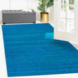 Blue 5' 3 x 7' 10 Bamboo Rectangle Area Rug 100% Natural Bamboo Eco-Friendly Affordable & Durable Unique Carpet Mat Living Dining Room Bedroom Office Meditation Room for Sale at Rug Engine