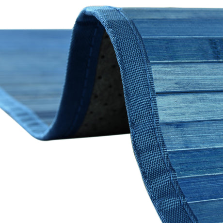 Blue 2' x 6' Bamboo Runner Area Rug 100% Natural Bamboo Eco-Friendly Affordable & Durable Unique Carpet Mat Living Dining Room Bedroom Office Meditation Room for Sale at Rug Engine