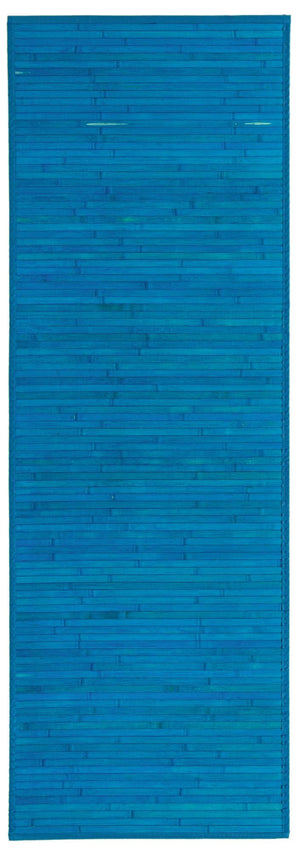 Blue 2' x 6' Bamboo Runner Area Rug 100% Natural Bamboo Eco-Friendly Affordable & Durable Unique Carpet Mat Living Dining Room Bedroom Office Meditation Room for Sale at Rug Engine