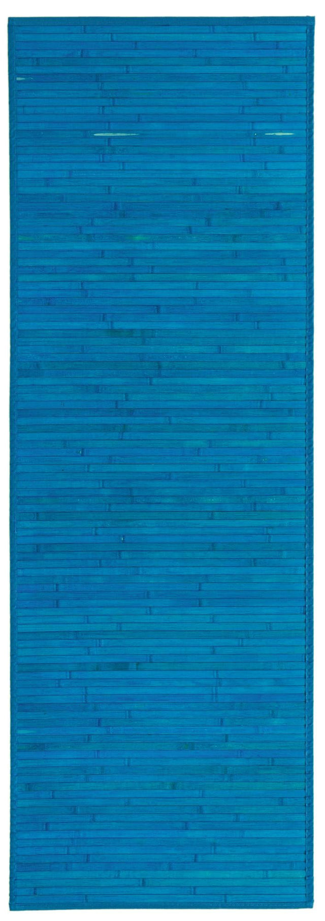 Blue 2' x 6' Bamboo Runner Area Rug 100% Natural Bamboo Eco-Friendly Affordable & Durable Unique Carpet Mat Living Dining Room Bedroom Office Meditation Room for Sale at Rug Engine