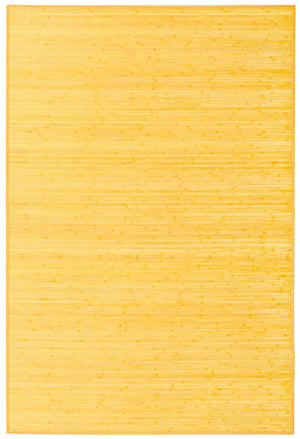Yellow 6' x 9' Bamboo Rectangle Area Rug 100% Natural Bamboo Eco-Friendly Affordable & Durable Unique Carpet Mat Living Dining Room Bedroom Office Meditation Room for Sale at Rug Engine