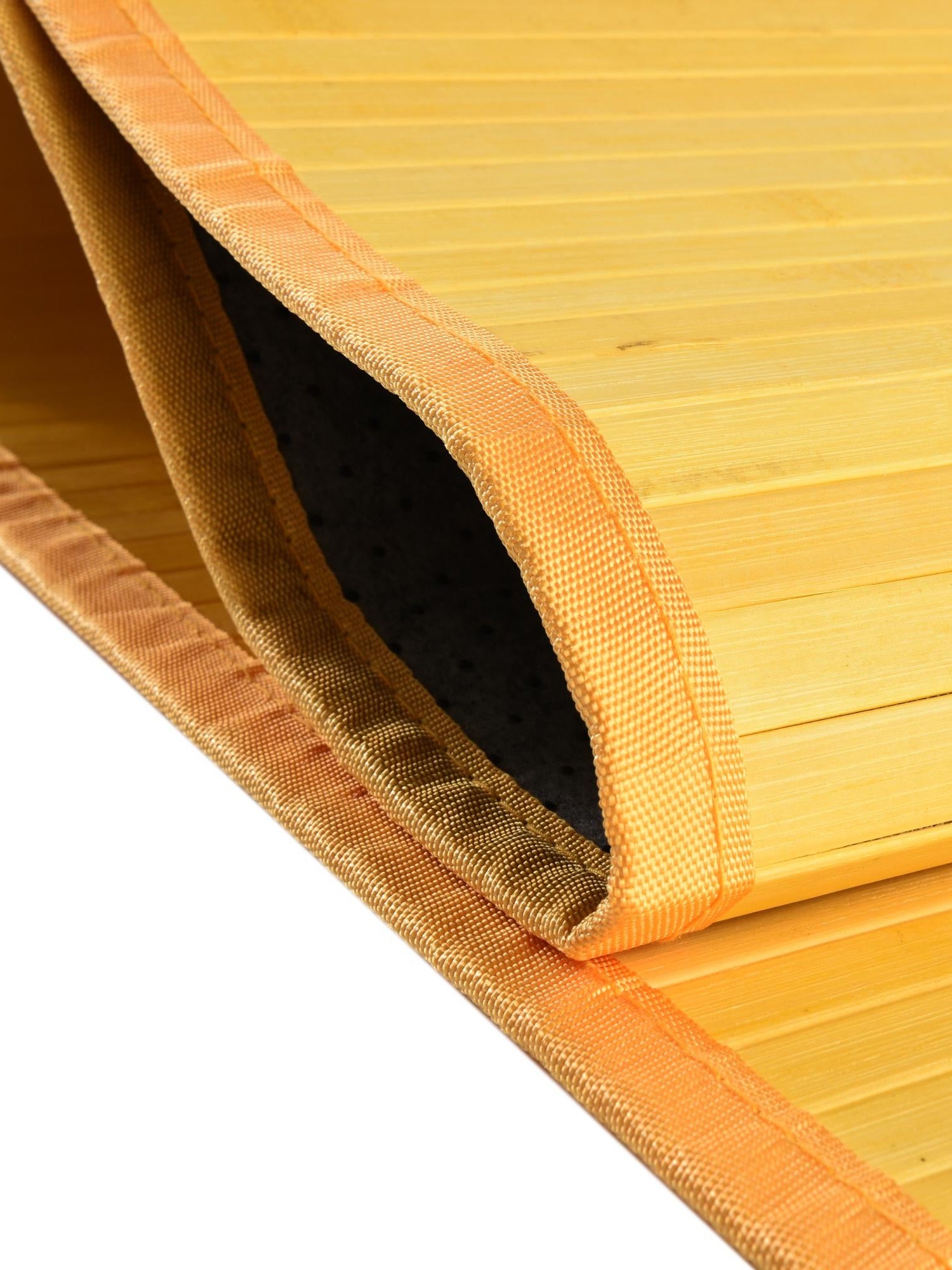 Yellow 5' 3 x 7' 10 Bamboo Rectangle Area Rug 100% Natural Bamboo Eco-Friendly Affordable & Durable Unique Carpet Mat Living Dining Room Bedroom Office Meditation Room for Sale at Rug Engine