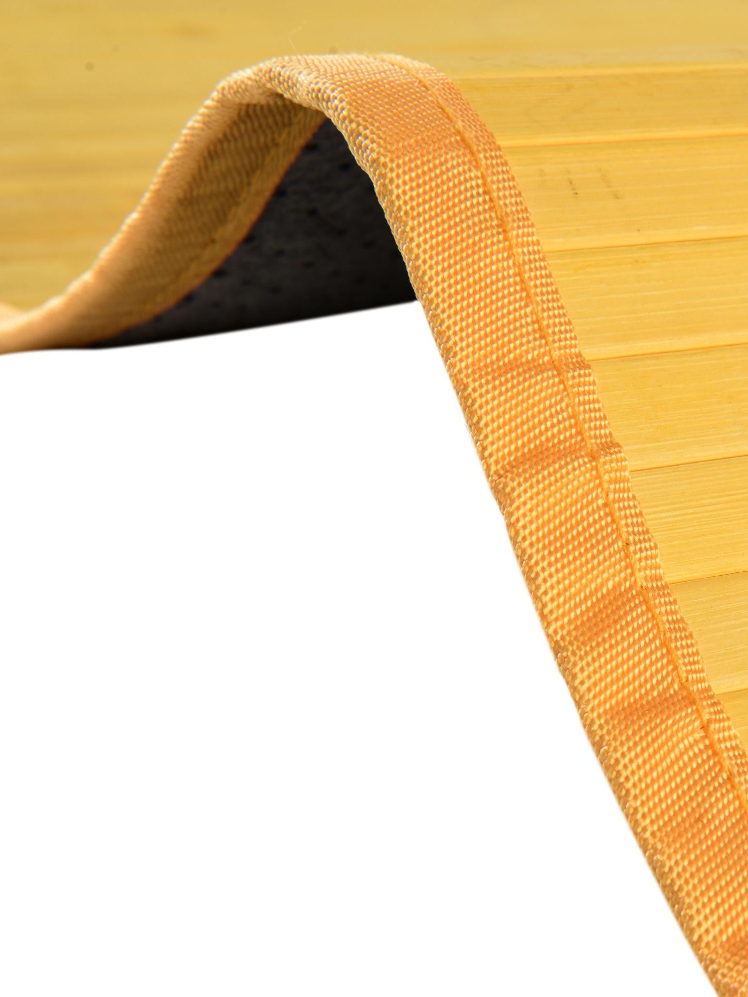 Yellow 5' 3 x 7' 10 Bamboo Rectangle Area Rug 100% Natural Bamboo Eco-Friendly Affordable & Durable Unique Carpet Mat Living Dining Room Bedroom Office Meditation Room for Sale at Rug Engine