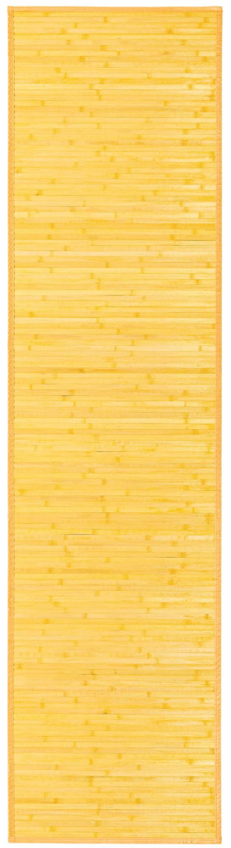 Yellow 2' x 8' Bamboo Runner Area Rug 100% Natural Bamboo Eco-Friendly Affordable & Durable Unique Carpet Mat Living Dining Room Bedroom Office Meditation Room for Sale at Rug Engine