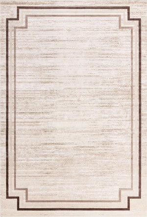 Brown 10' x 14' Oasis Rectangle Area Rug 65% Polypropylene & 35% Polyester Contemporary Carpet for Living Rooms, Bedroom, Kitchen, Dining, Office for Sale at Rug Engine