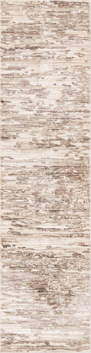 Brown 2' 7 x 10' Oasis Runner Area Rug 65% Polypropylene & 35% Polyester Contemporary Carpet for Living Rooms, Bedroom, Kitchen, Dining, Office for Sale at Rug Engine