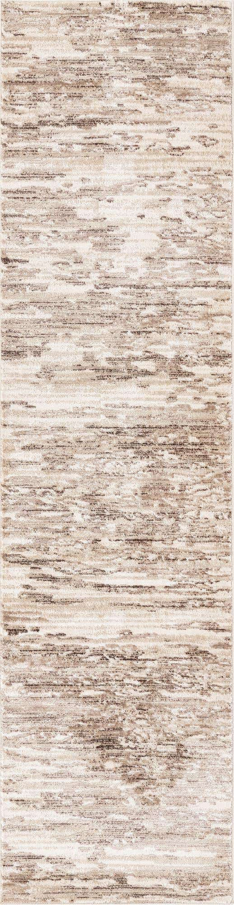 Brown 2' 7 x 10' Oasis Runner Area Rug 65% Polypropylene & 35% Polyester Contemporary Carpet for Living Rooms, Bedroom, Kitchen, Dining, Office for Sale at Rug Engine