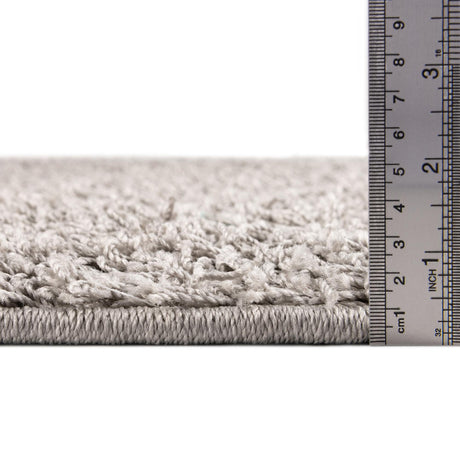 Cloud Gray 3' 3 x 5' 3 Comfort Solid Shag Rectangle Area Rug Thick Soft Touch Fluffy & Plush Shaggy Pile 100% Polypropylene for Living Room, Office, Bedroom for Sale at Rug Engine