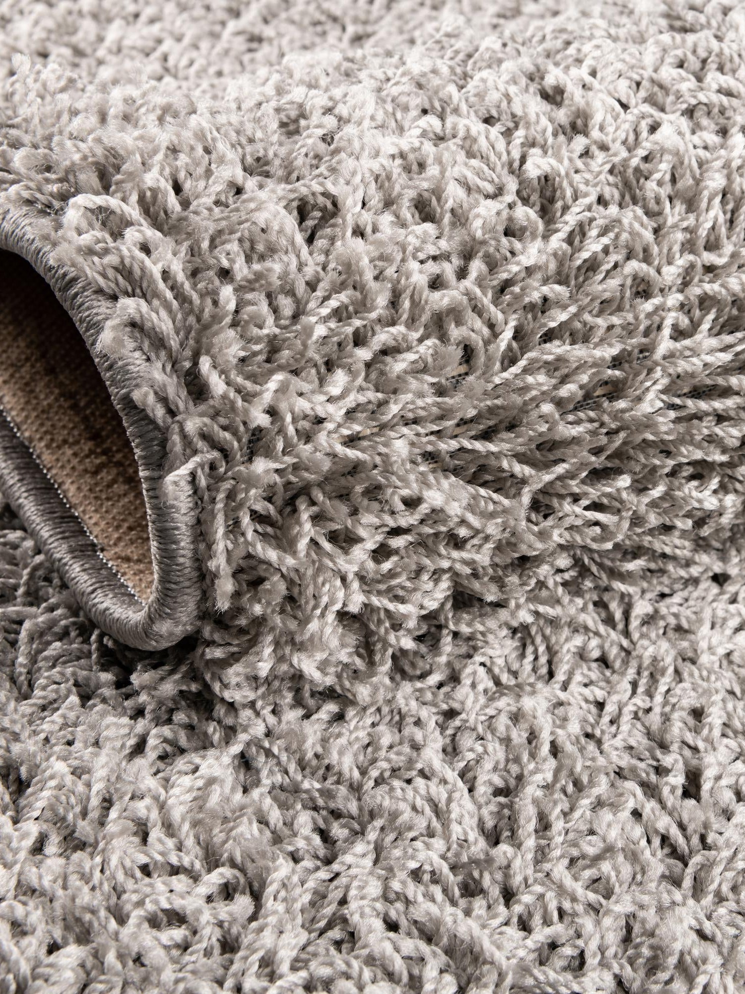 Cloud Gray 3' 3 x 5' 3 Comfort Solid Shag Rectangle Area Rug Thick Soft Touch Fluffy & Plush Shaggy Pile 100% Polypropylene for Living Room, Office, Bedroom for Sale at Rug Engine