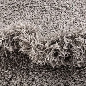 Cloud Gray 2' 2 x 3' Comfort Solid Shag Rectangle Area Rug Thick Soft Touch Fluffy & Plush Shaggy Pile 100% Polypropylene for Living Room, Office, Bedroom for Sale at Rug Engine