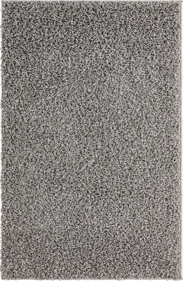 Cloud Gray 3' 3 x 5' 3 Comfort Solid Shag Rectangle Area Rug Thick Soft Touch Fluffy & Plush Shaggy Pile 100% Polypropylene for Living Room, Office, Bedroom for Sale at Rug Engine