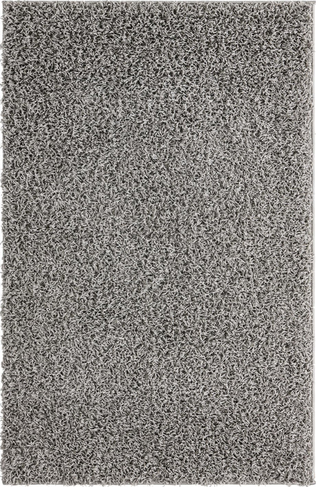 Cloud Gray 3' 3 x 5' 3 Comfort Solid Shag Rectangle Area Rug Thick Soft Touch Fluffy & Plush Shaggy Pile 100% Polypropylene for Living Room, Office, Bedroom for Sale at Rug Engine