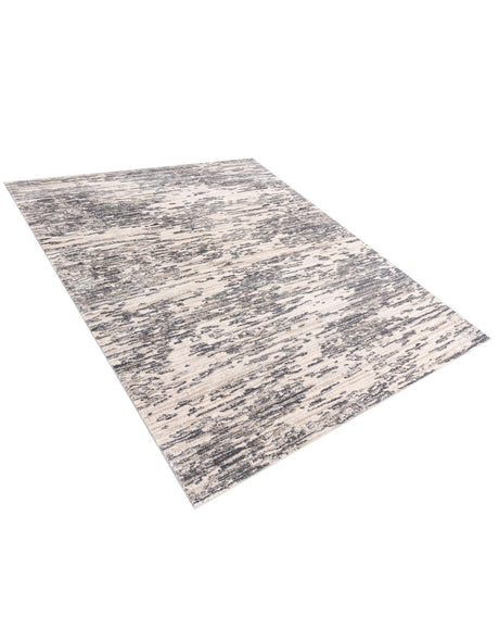 Gray 7' x 10' Oasis Rectangle Area Rug 65% Polypropylene & 35% Polyester Contemporary Carpet for Living Rooms, Bedroom, Kitchen, Dining, Office for Sale at Rug Engine