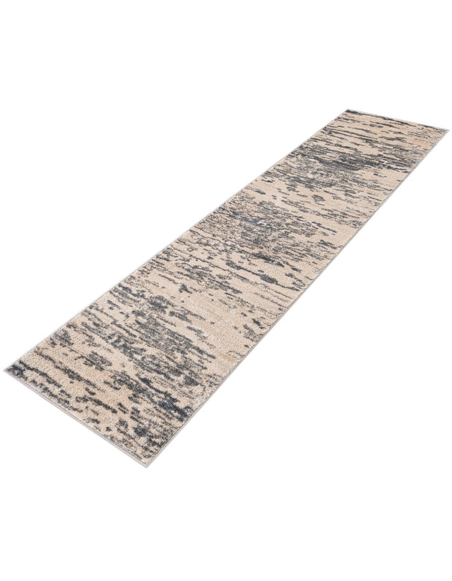 Gray 2' x 8' Oasis Runner Area Rug 65% Polypropylene & 35% Polyester Contemporary Carpet for Living Rooms, Bedroom, Kitchen, Dining, Office for Sale at Rug Engine