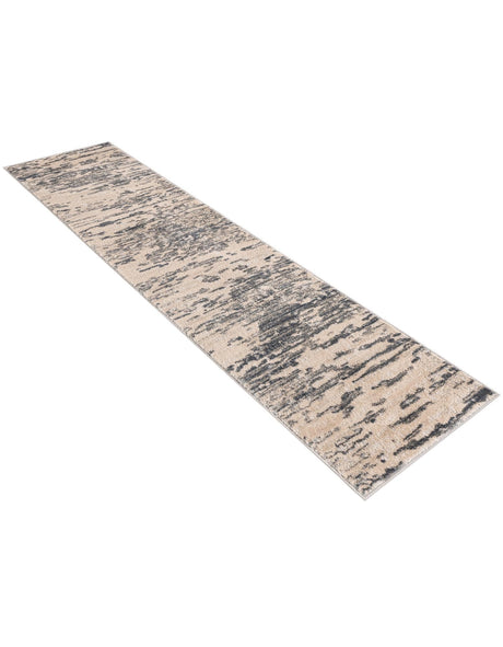 Gray 2' x 8' Oasis Runner Area Rug 65% Polypropylene & 35% Polyester Contemporary Carpet for Living Rooms, Bedroom, Kitchen, Dining, Office for Sale at Rug Engine